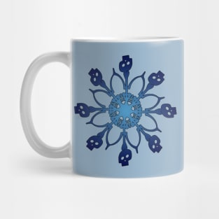 Bones Snowflake Mug